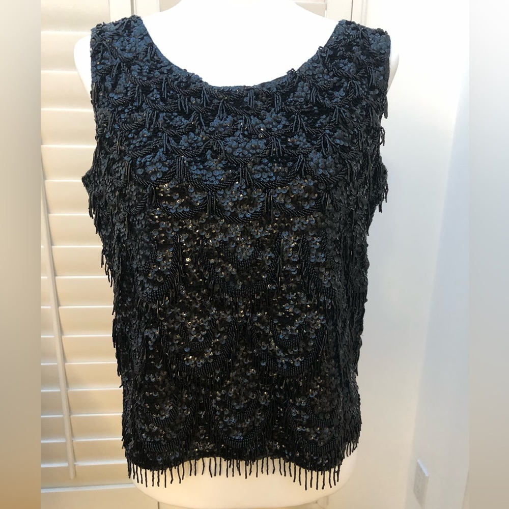 Elegant Black Sleeveless Top